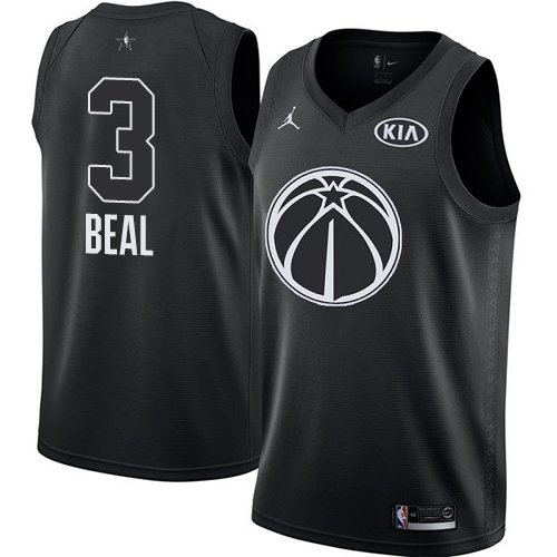 Nike Wizards #3 Bradley Beal Black NBA Jordan Swingman 2018 All-Star Game Jersey