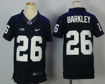 Penn State Nittany Lions #26 Saquon Barkley Navy College Football Jersey