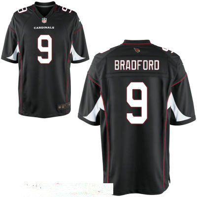 Men's Arizona Cardinals #9 Sam Bradford Black Alternate Stitched NFL Nike Elite Jersey
