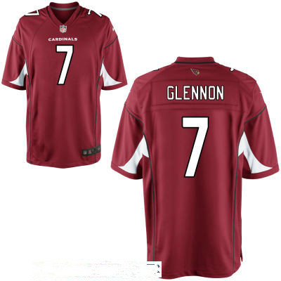 Men's Arizona Cardinals #7 Mike Glennon Red Stitched NFL Nike Game Jersey