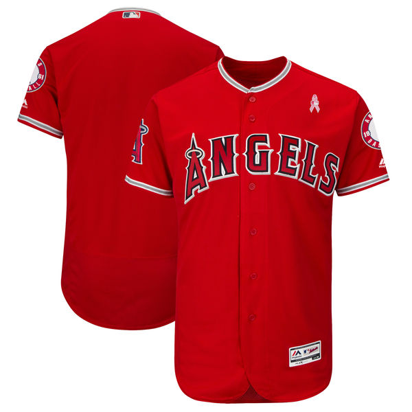 LA Angels of Anaheim Blank Red 2018 Mother's Day Flexbase Jersey