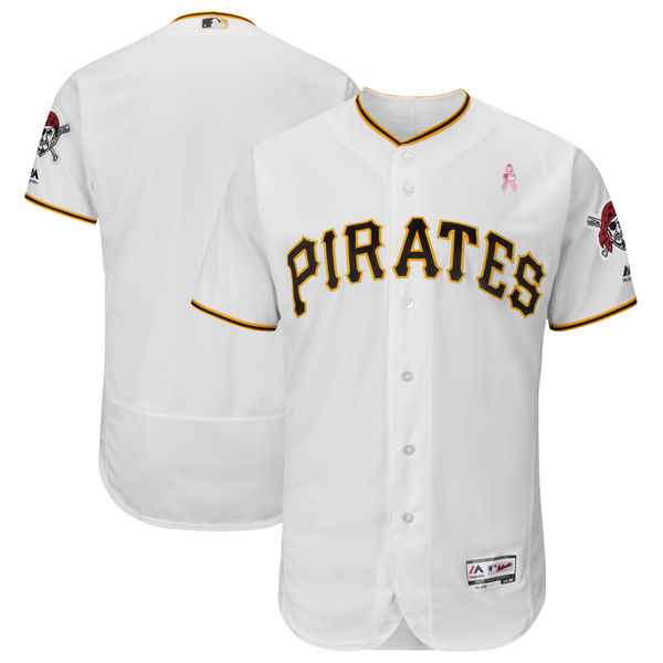 Pittsburgh Pirates Blank White 2018 Mother's Day Flexbase Jersey