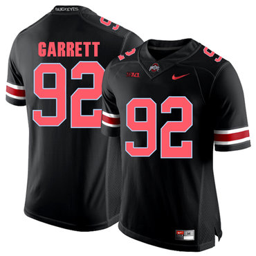 Ohio State Buckeyes 92 Haskell Garrett Blackout College Football Jersey