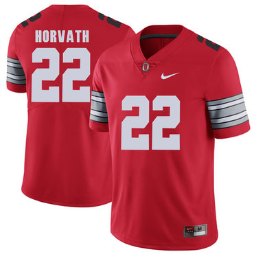 Ohio State Buckeyes 22 Les Horvath Red 2018 Spring Game College Football Limited Jersey