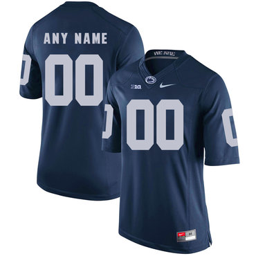 Penn State Navy Men's Customized College Football Jersey