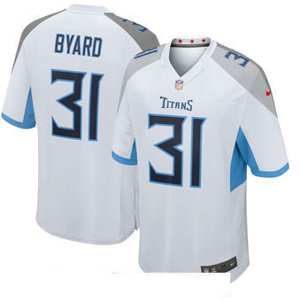 Men's Tennessee Titans #31 Kevin Byard Nike White New 2018 Game Jersey