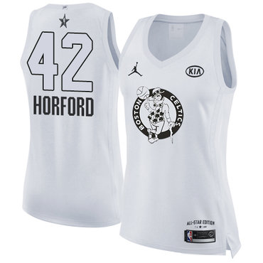 Nike Boston Celtics #42 Al Horford White Women's NBA Jordan Swingman 2018 All-Star Game Jersey