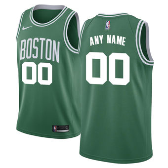 Men's Boston Celtics Nike Green Swingman Custom Icon Edition Jersey