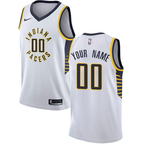 Men's Nike Indiana Pacers Customized Authentic White NBA Association Edition Jersey