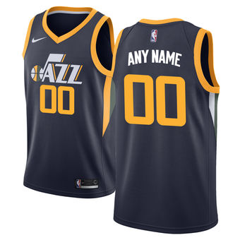 Men's Utah Jazz Nike Navy Swingman Custom Icon Edition Jersey