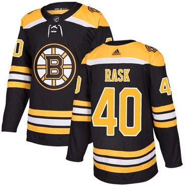 Adidas Bruins #40 Tuukka Rask Black Home Authentic Youth Stitched NHL Jersey
