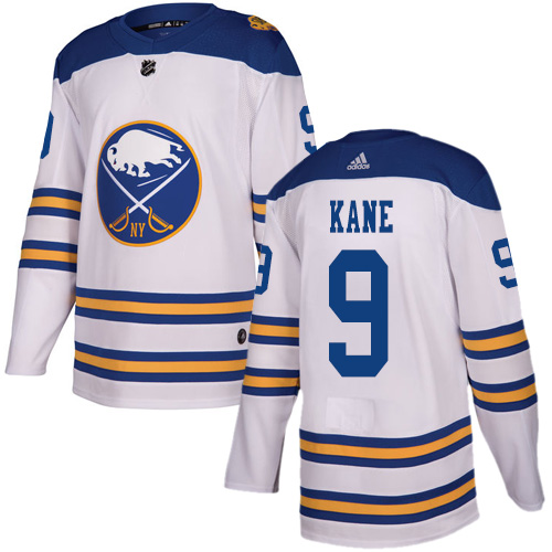 Adidas Sabres #9 Evander Kane White Authentic 2018 Winter Classic Youth Stitched NHL Jersey