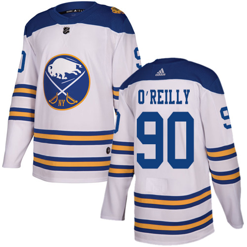 Adidas Sabres #90 Ryan O'Reilly White Authentic 2018 Winter Classic Youth Stitched NHL Jersey
