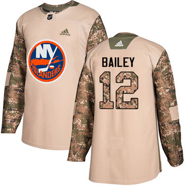 Adidas New York Islanders #12 Josh Bailey Camo Authentic 2017 Veterans Day Stitched Youth NHL Jersey