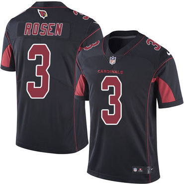 Nike Cardinals #3 Josh Rosen Black Youth Stitched NFL Limited Rush Jersey