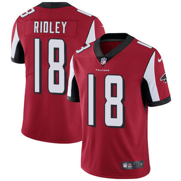 Nike Falcons #18 Calvin Ridley Red Team Color Youth Stitched NFL Vapor Untouchable Limited Jersey