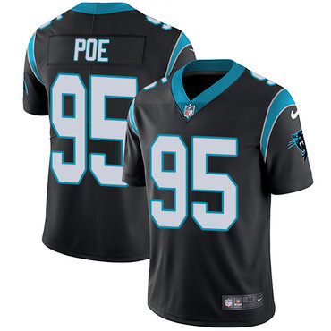 Nike Panthers #95 Dontari Poe Black Team Color Youth Stitched NFL Vapor Untouchable Limited Jersey