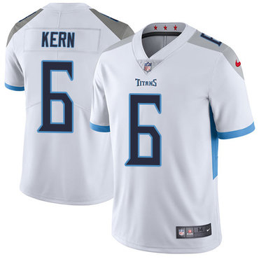 Nike Titans #6 Brett Kern White Youth Stitched NFL Vapor Untouchable Limited Jersey