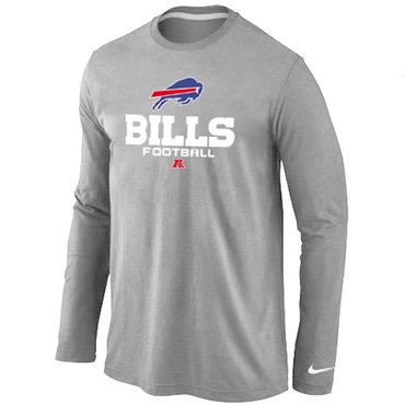 Nike Buffalo Bills Critical Victory Long Sleeve T-Shirt Grey