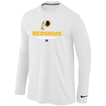 Nike Washington Redskins Critical Victory Long Sleeve T-Shirt White