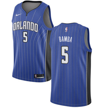 Nike Orlando Magic #5 Mohamed Bamba Royal NBA Swingman Icon Edition Jersey