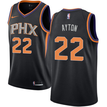 Women's Nike Phoenix Suns #22 Deandre Ayton Black NBA Swingman Statement Edition Jersey