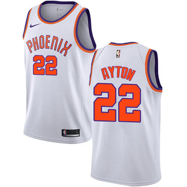 Women's Nike Phoenix Suns #22 Deandre Ayton White NBA Swingman Association Edition Jersey