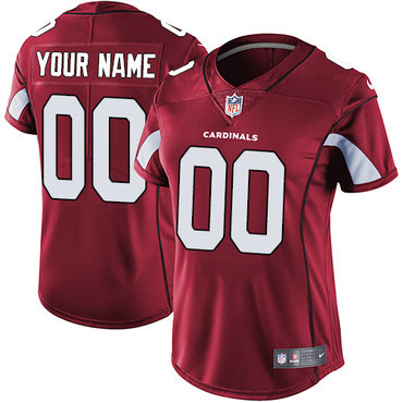 Women's Nike Customized NFL Arizona Cardinals Limited Vapor Untouchable Red Jersey