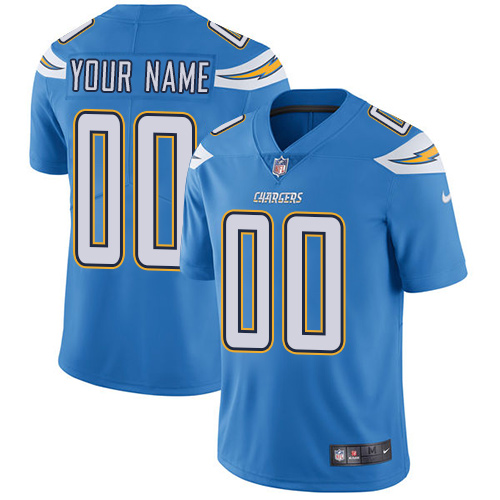 Youth Nike Los Angeles Chargers Alternate Electric Blue Customized Vapor Untouchable Limited NFL Jersey