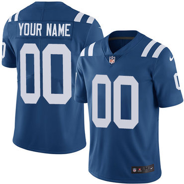 Youth Nike Indianapolis Colts Blue Customized Vapor Untouchable Player Limited Jersey