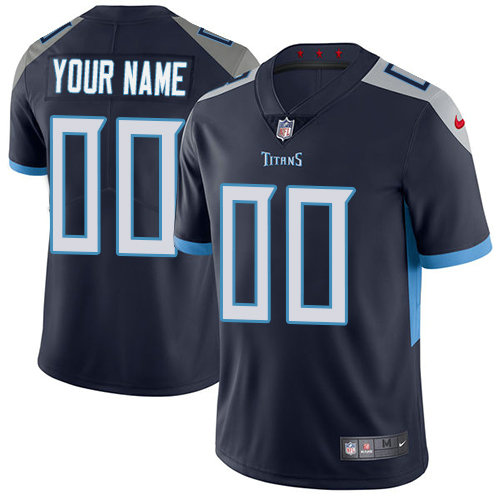 Youth Nike Tennessee Titans Navy Blue Hom Customized Vapor Untouchable Limited NFL Jersey
