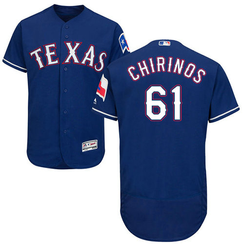 Texas Rangers #61 Robinson Chirinos Blue Flexbase Authentic Collection Stitched Baseball Jersey