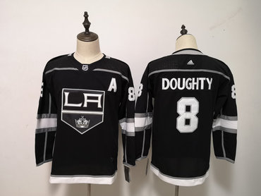 Los Angeles Kings #8 Drew Doughty Black Youth Adidas Jersey