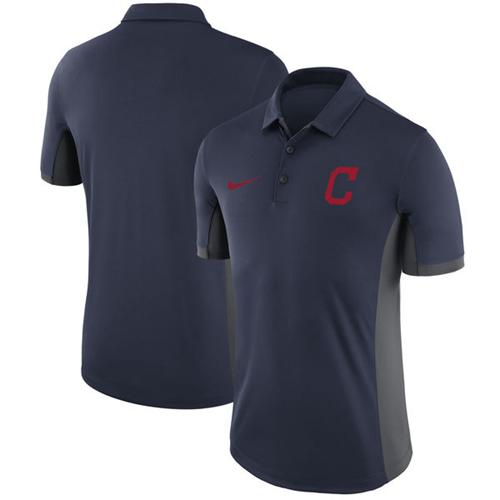 Men's Cleveland Indians Nike Navy Franchise Polo