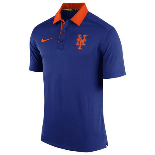 Men's New York Mets Nike Royal Authentic Collection Dri-FIT Elite Polo