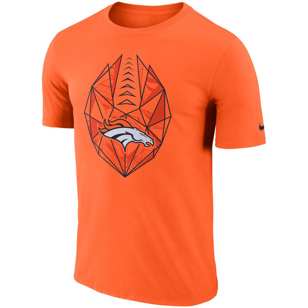 Men's Denver Broncos Nike Orange Fan Gear Icon Performance T-Shirt