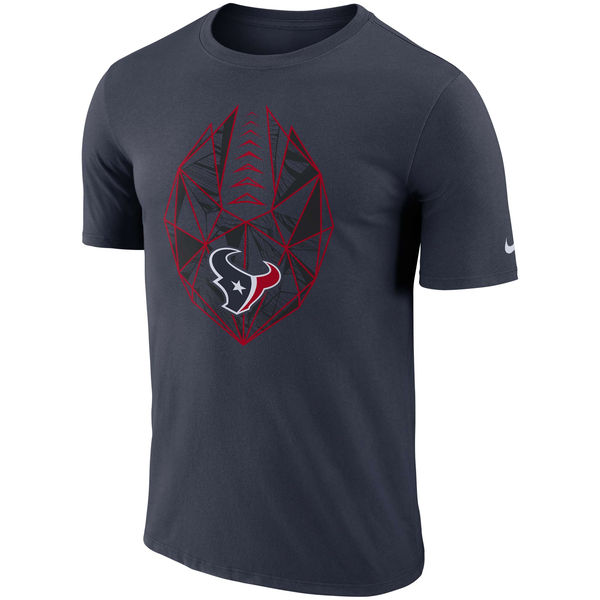 Men's Houston Texans Nike Navy Fan Gear Icon Performance T-Shirt