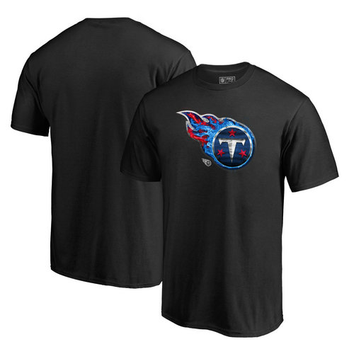 Tennessee Titans NFL Pro Line by Fanatics Branded Midnight Mascot T-Shirt - Black