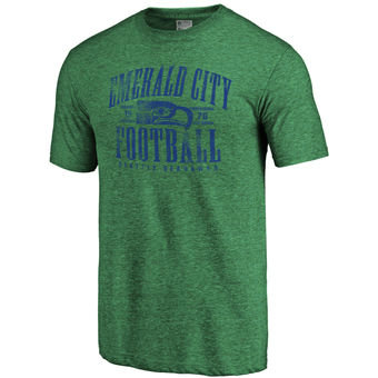 Seattle Seahawks Pro Line Hometown Collection Tri-Blend T-Shirt - Kelly Green