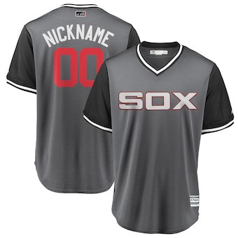 Men's Chicago White Sox Majestic Gray 2018 Players' Weekend Cool Base Custom Jersey