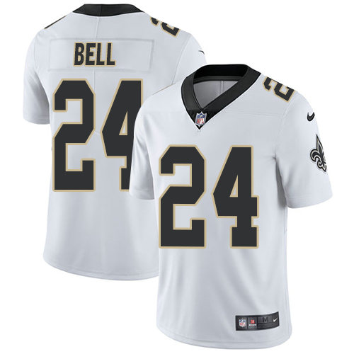 Kids Nike Saints 24 Vonn Bell White Stitched NFL Vapor Untouchable Limited Jersey
