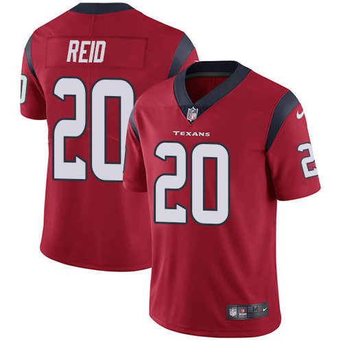 Youth Nike Texans 20 Justin Reid Red Alternate Stitched NFL Vapor Untouchable Limited Jersey