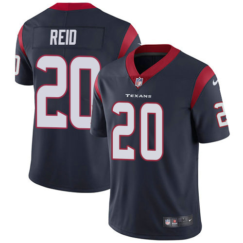 Youth Nike Texans 20 Justin Reid Navy Blue Team Color Stitched NFL Vapor Untouchable Limited Jersey