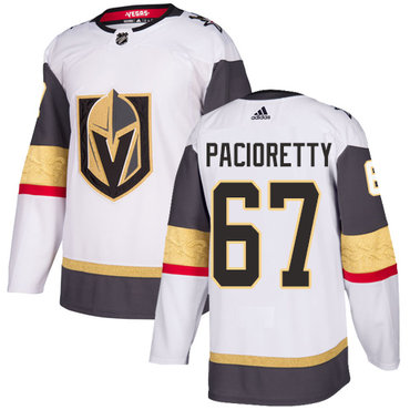 Adidas Vegas Golden Knights #67 Max Pacioretty White Road Authentic Stitched NHL Jersey