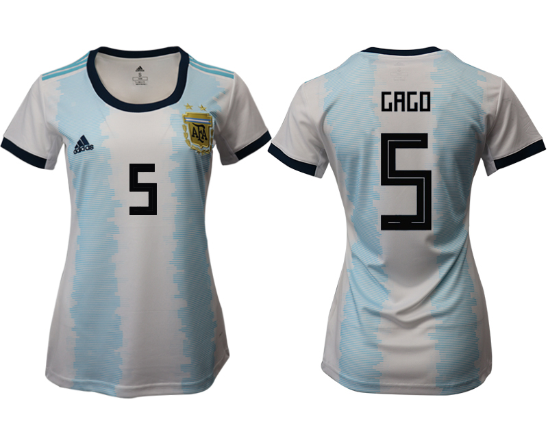 2019-20-Argentina-5-GAGO-Home-Women-Soccer-Jersey