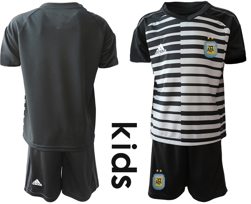 2019-20-Argentina-Black-Youth-Goalkeeper-Soccer-Jerseys