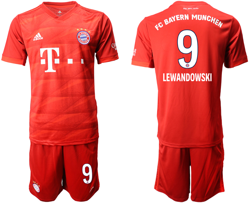 2019-20 Bayern Munchen 9 LEWANDOWSKI Home Soccer Jersey