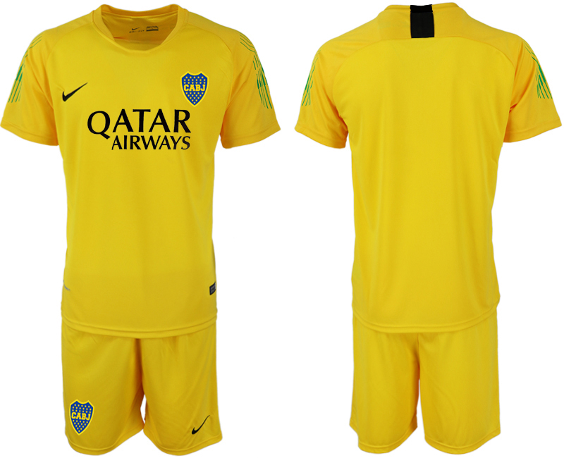 2019-20 Boca Juniors Yellow Goalkeeper Soccer Jersey