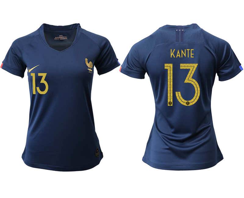 2019-20-France-13-KANTE-Homen-Women-Soccer-Jersey