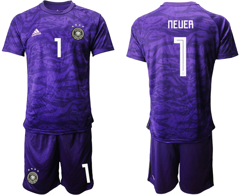 2019-20-Germany-1-NEUER-Purple-Goalkeeper-Soccer-Jersey
